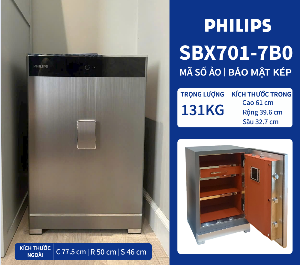 Két sắt Philips SBX701-7B0
