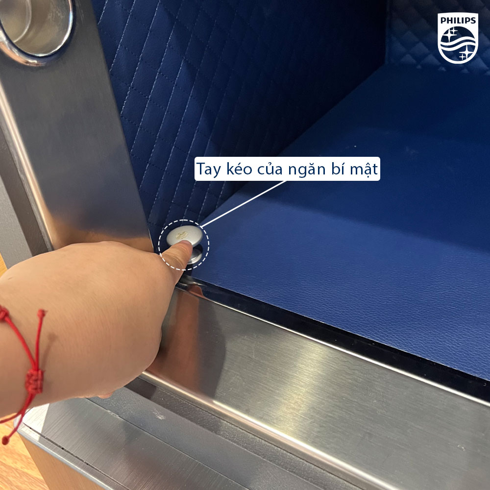 Tay kéo ngăn bí mật của két sắt SBX701-5B0. Tay kéo ngăn bí mật của két sắt SBX701-5B0.