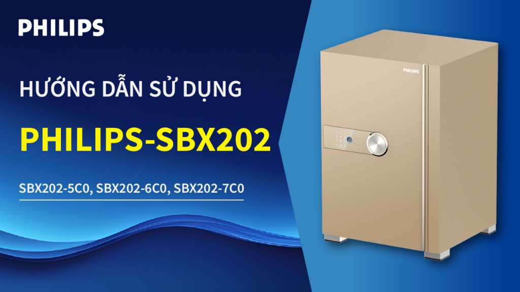 Hướng dẫn sử dụng két sắt Philips SBX202
