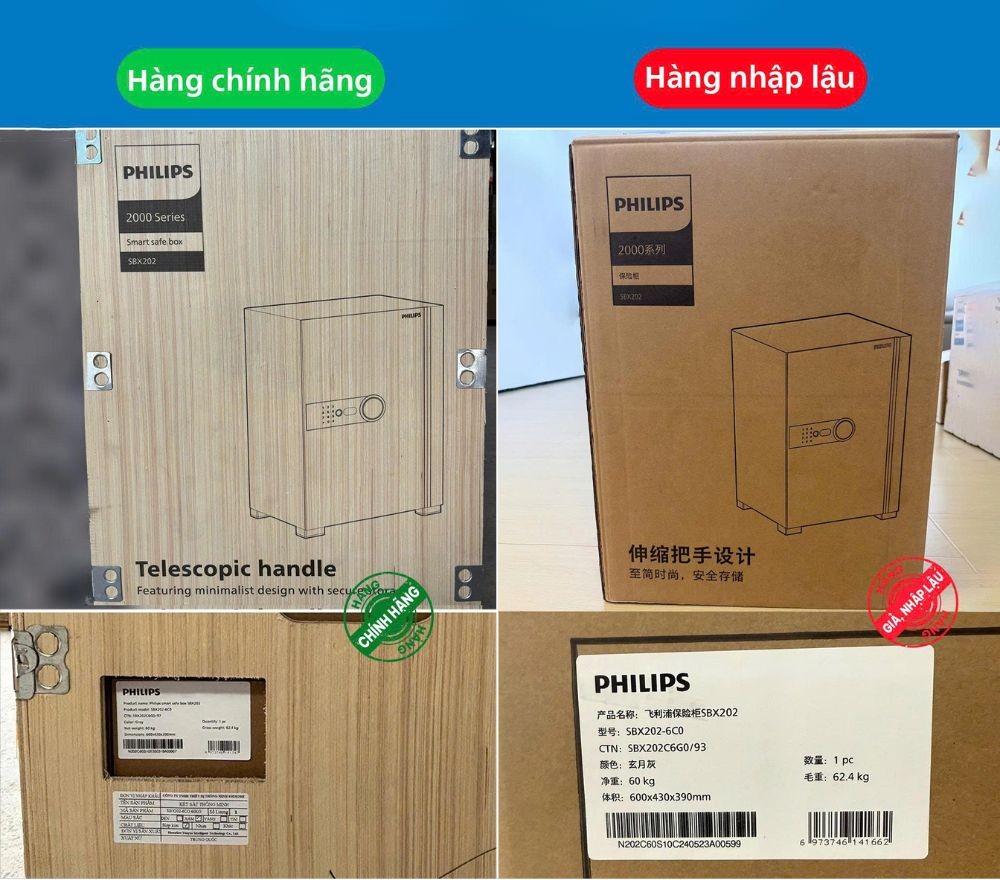 Địa chỉ két sắt Philips chính hãng