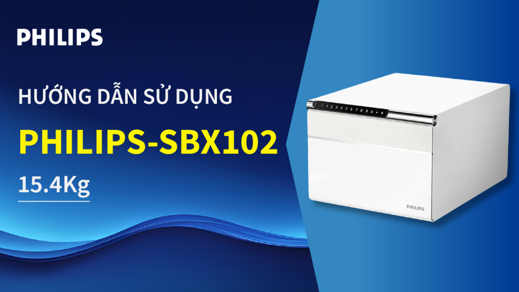 Hướng dẫn sử dụng két sắt Philips SBX102