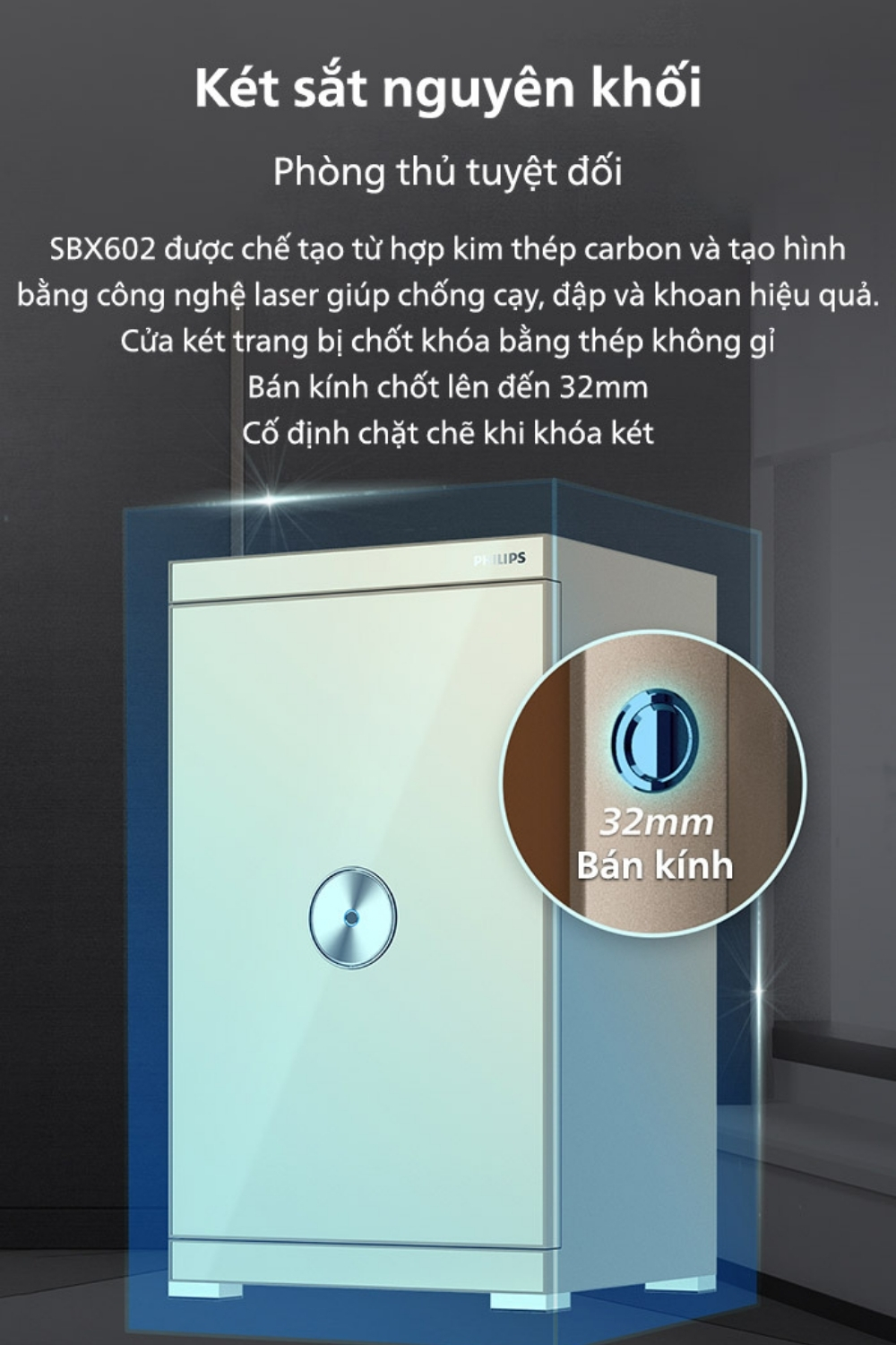 Két sắt Philips SBX602