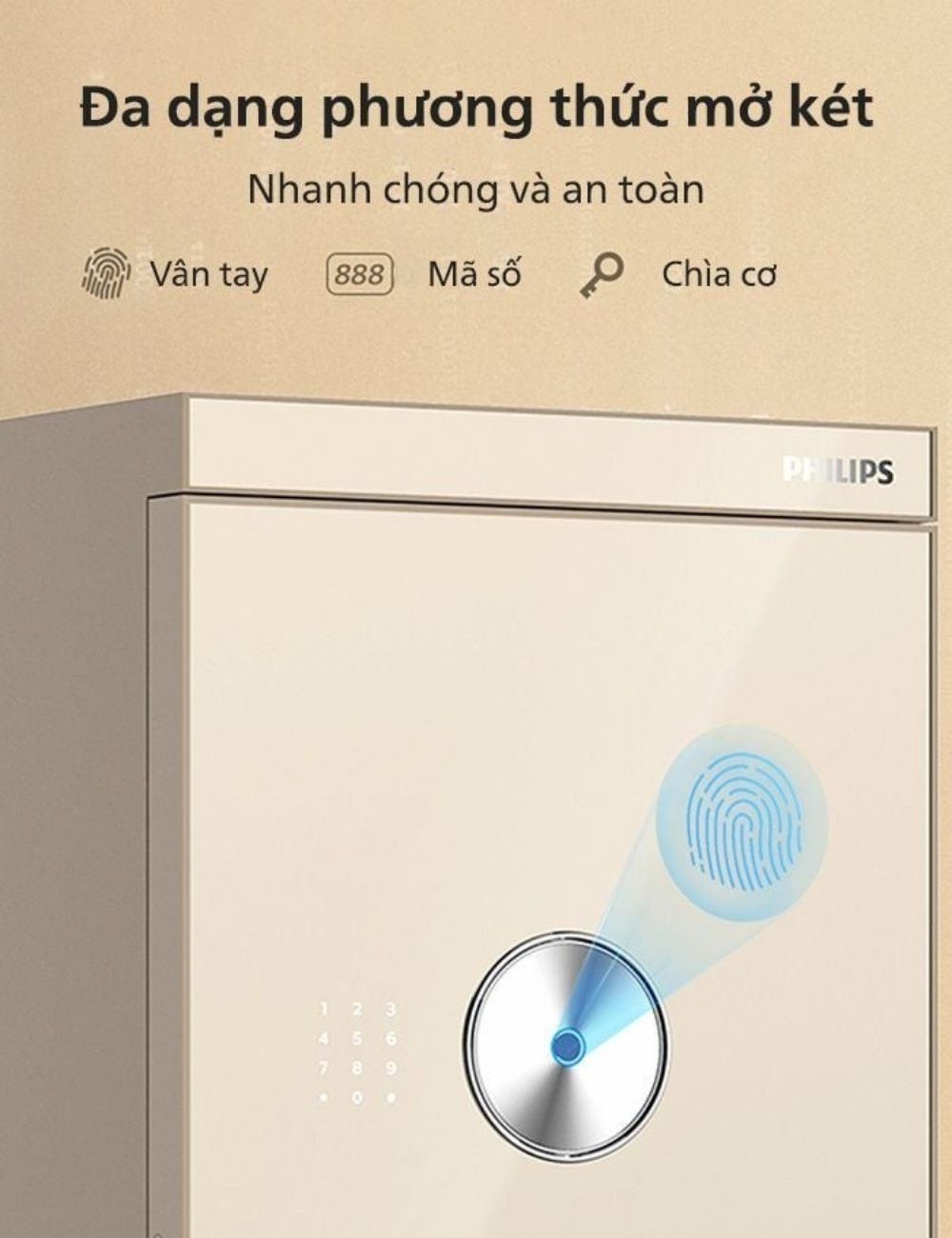 Két sắt Philips SBX602